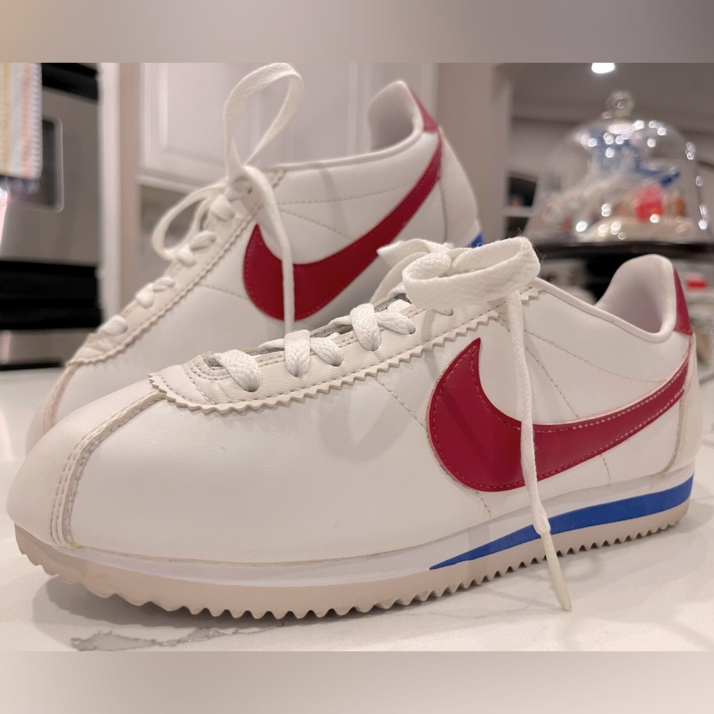 Nike Women's Sneakers White Red Blue